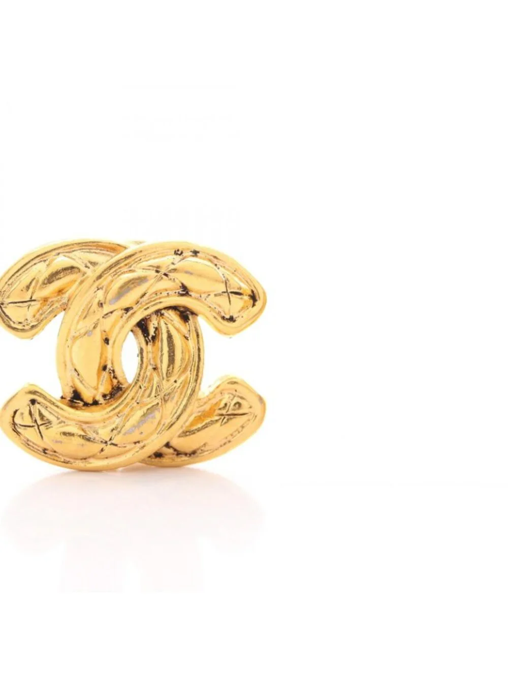 Chanel Earrings CC Logo Quilted